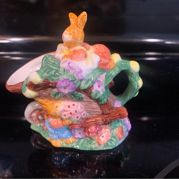 1999 Merc Asia Easter Bunny Rabbit Garden Party Tea Set -EUC - Peter Rabbit - Picture 5 of 10